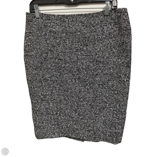 Skirt Designer By Escada In Black & White, Size: 8