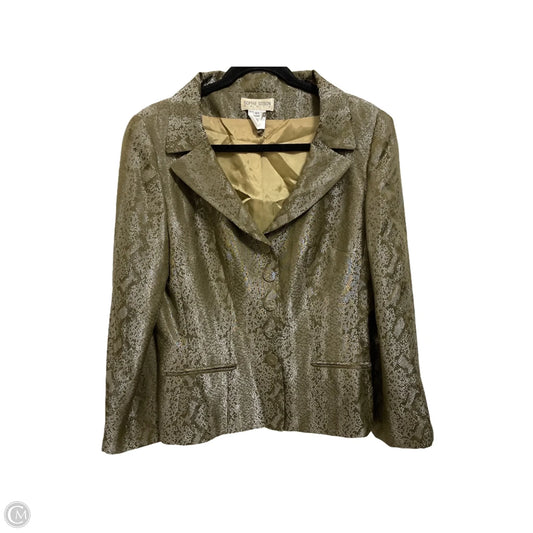 Blazer By Cma In Snakeskin Print, Size: L