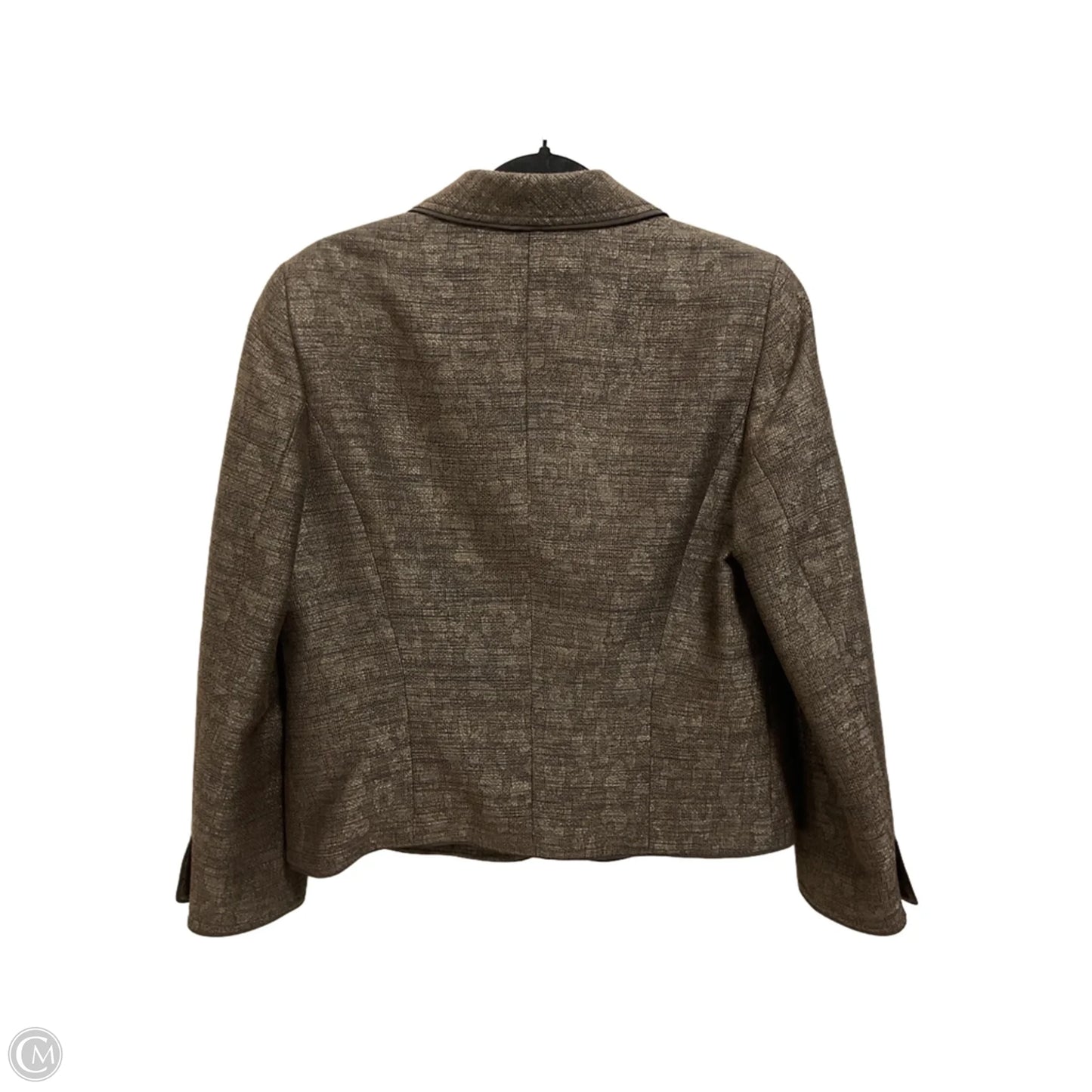 Blazer Designer By Escada In Brown, Size: L