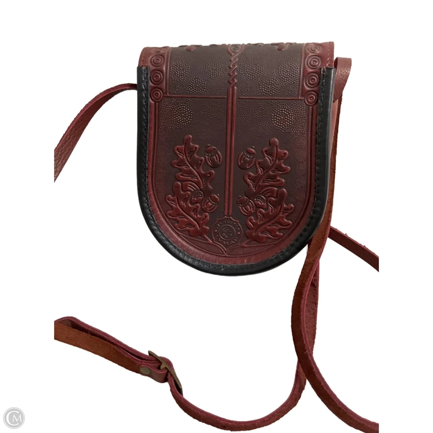 Crossbody Leather By Cmb, Size: Medium
