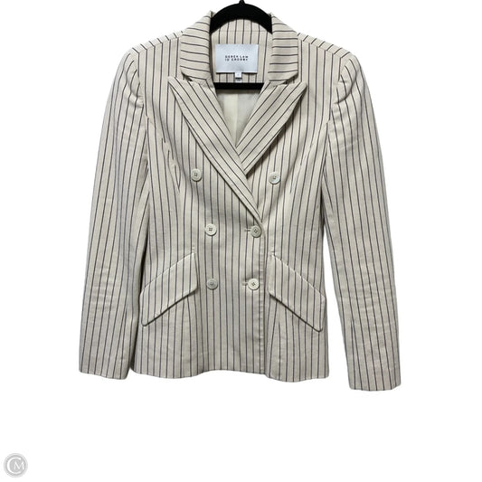 Blazer Designer By Derek Lam In Striped Pattern, Size: 2