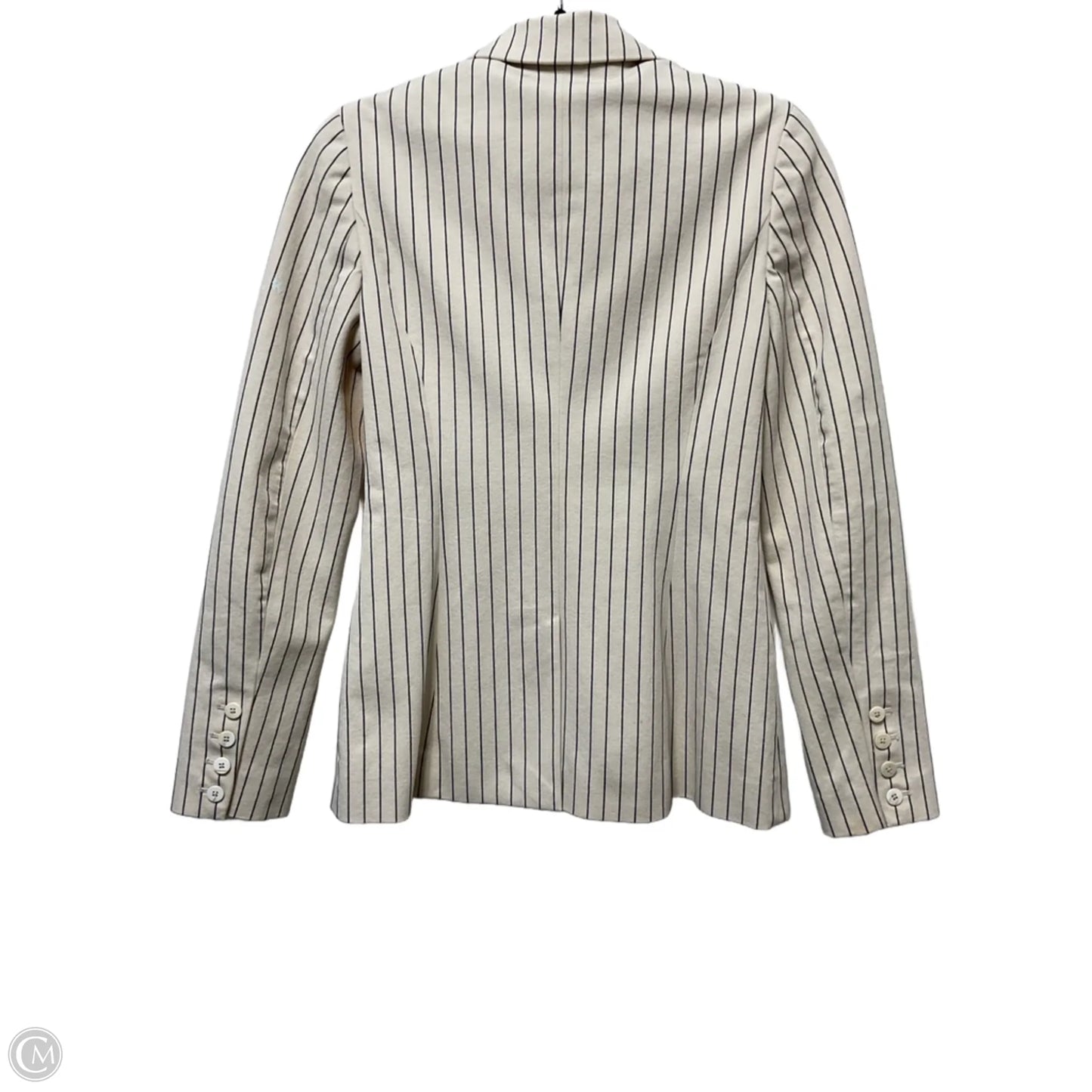 Blazer Designer By Derek Lam In Striped Pattern, Size: 2