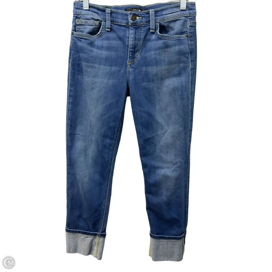 Jeans Cropped By Joes Jeans In Blue Denim, Size: 2