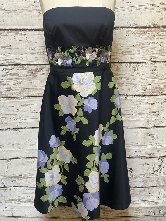 Dress Party Midi By Loft In Navy, Size: L