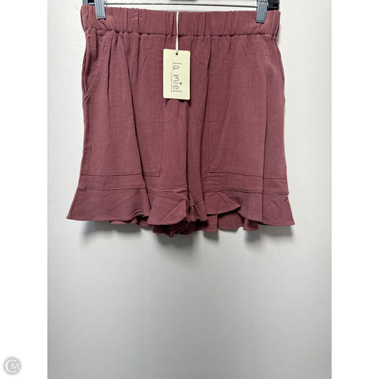 Shorts By La Miel In Mauve, Size: S