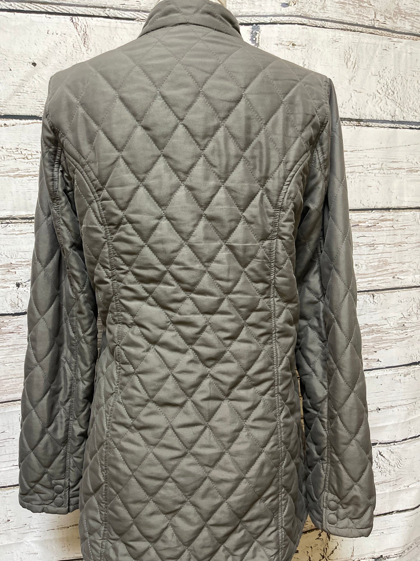 Jacket Puffer & Quilted By Tulle In Taupe, Size: L