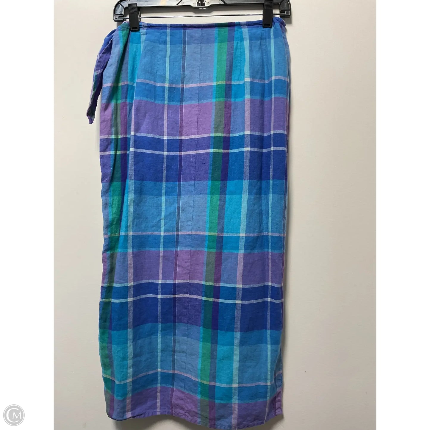 Skirt Midi By Ralph Lauren In Plaid Pattern, Size: Mp