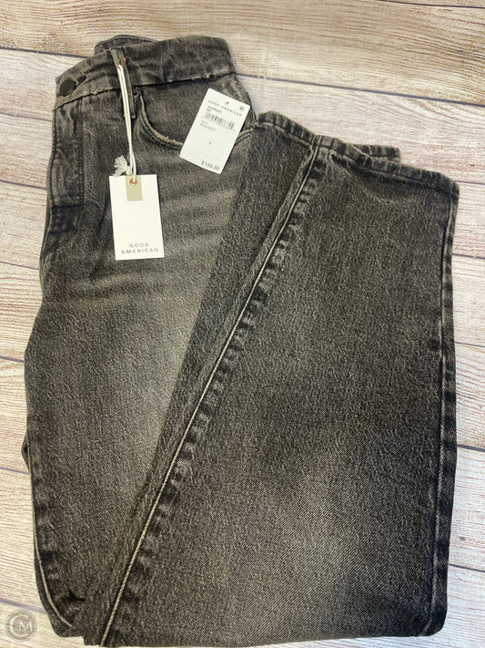 Jeans Boyfriend By Good American In Black Denim, Size: 2