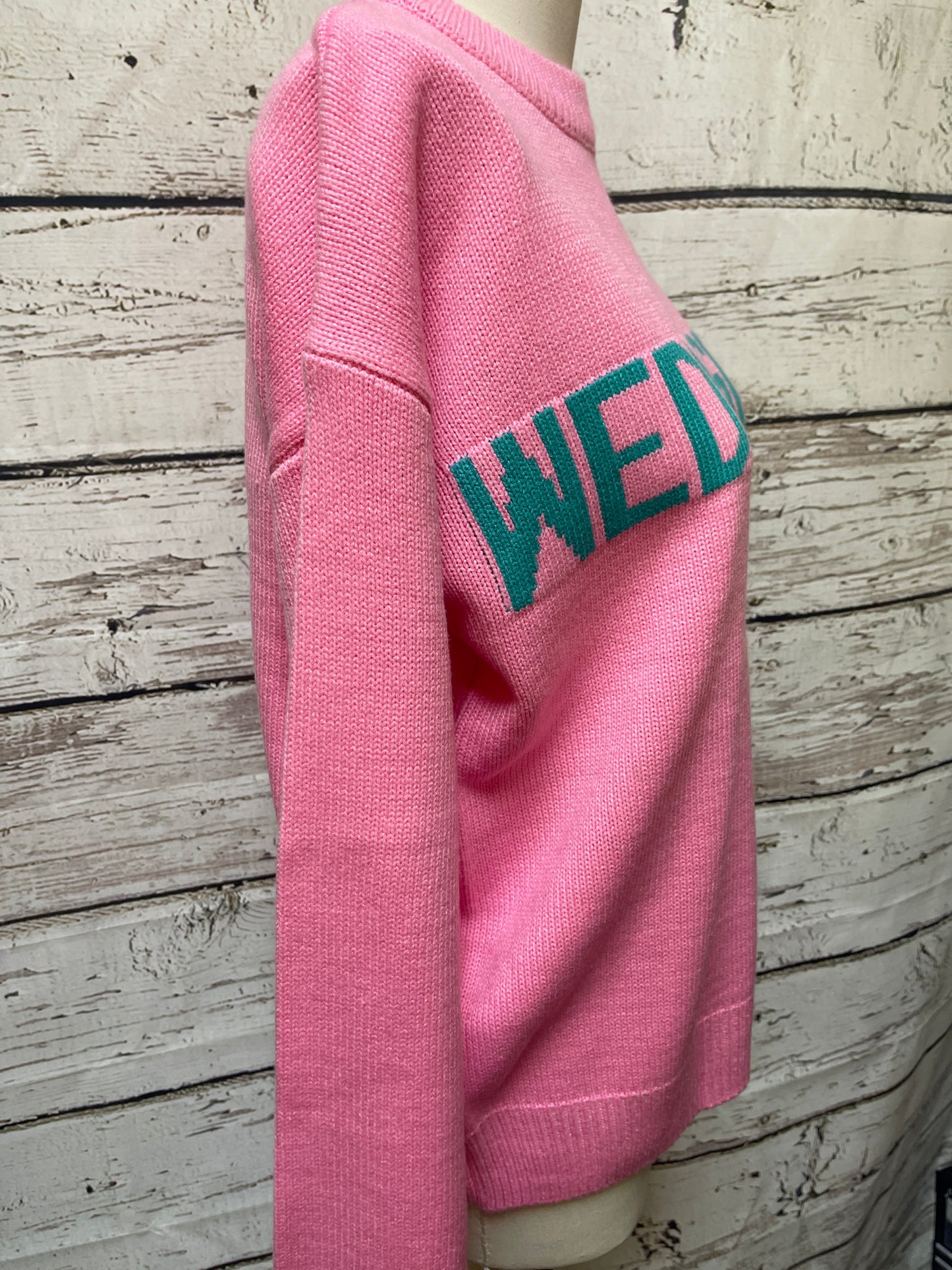 Sweater By English Factory In Pink, Size: M