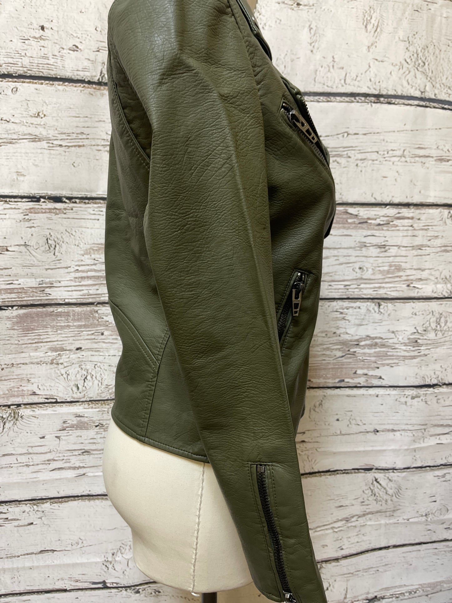 Jacket Moto By Blanknyc In Green, Size: Xs