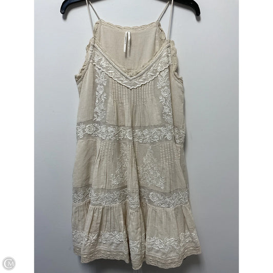 Tunic Sleeveless By Anthropologie In Beige, Size: Xs