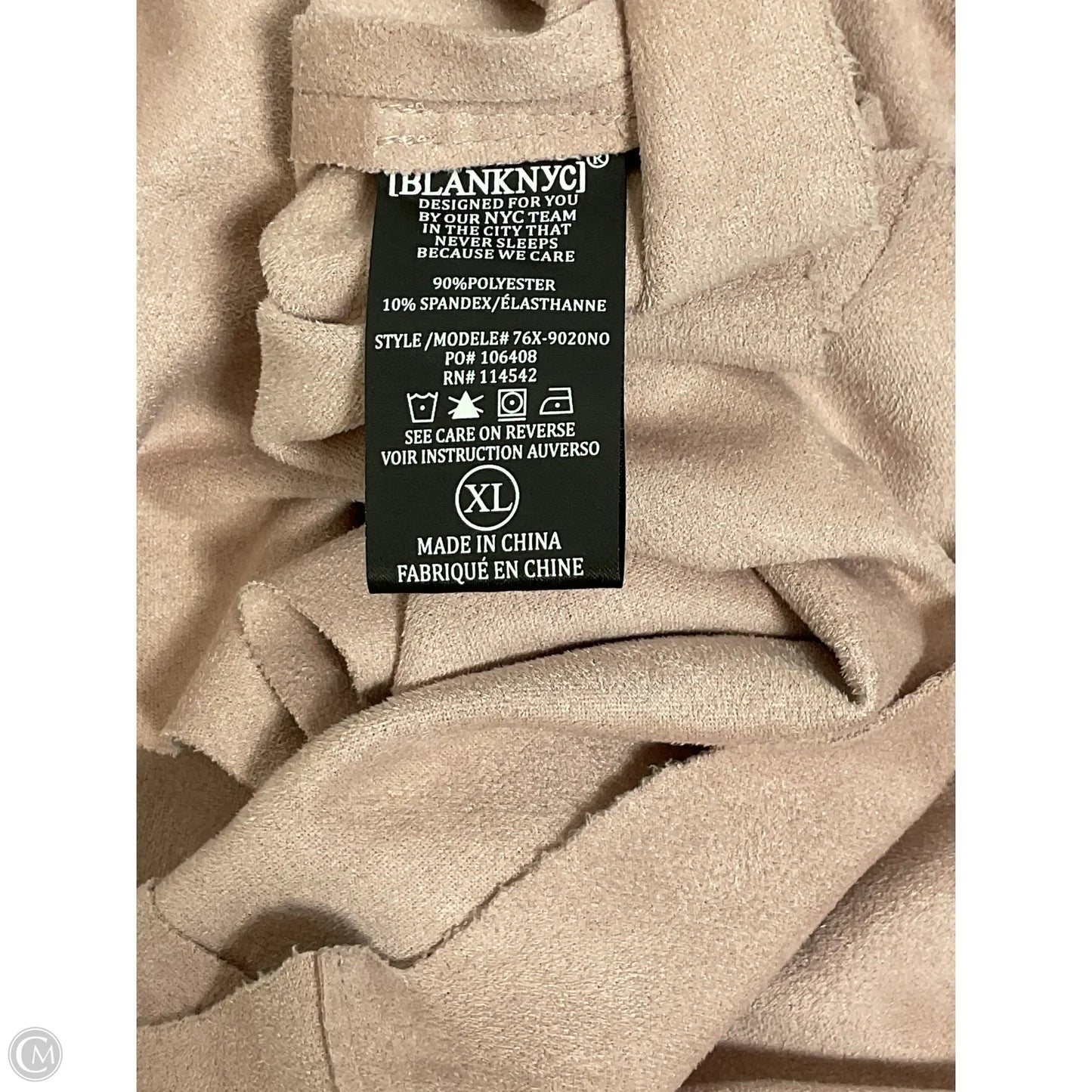 Jacket Moto By Blanknyc In Pink, Size: Xl