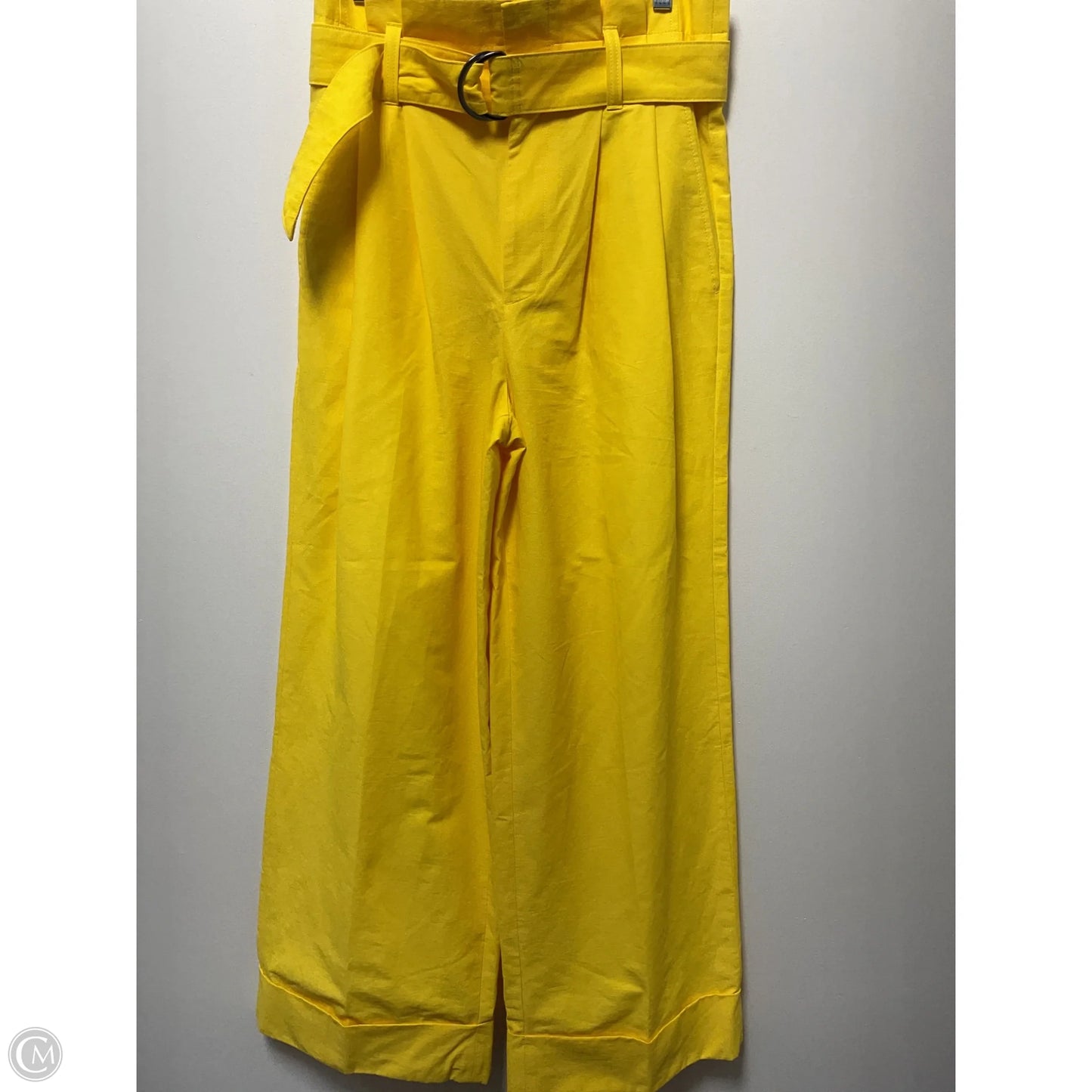 Pants Wide Leg By Banana Republic In Yellow, Size: 8