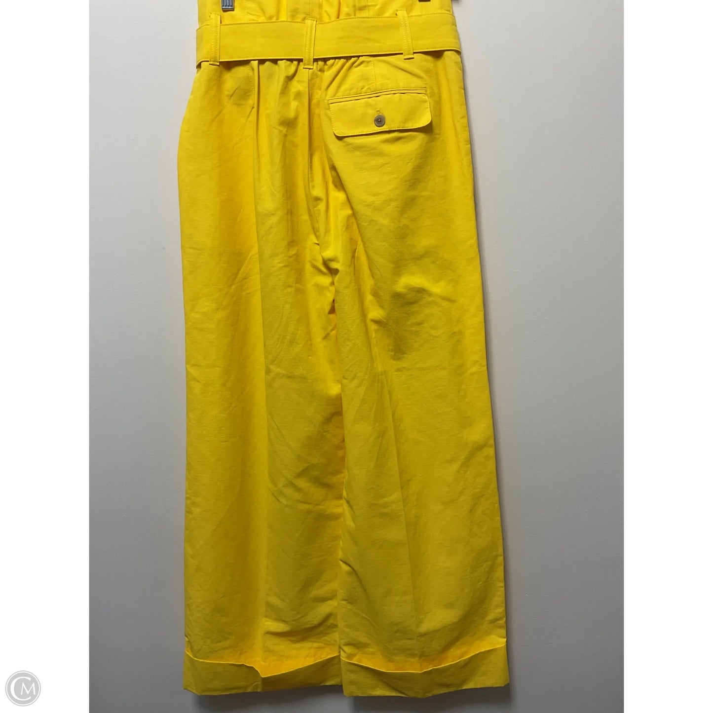 Pants Wide Leg By Banana Republic In Yellow, Size: 8