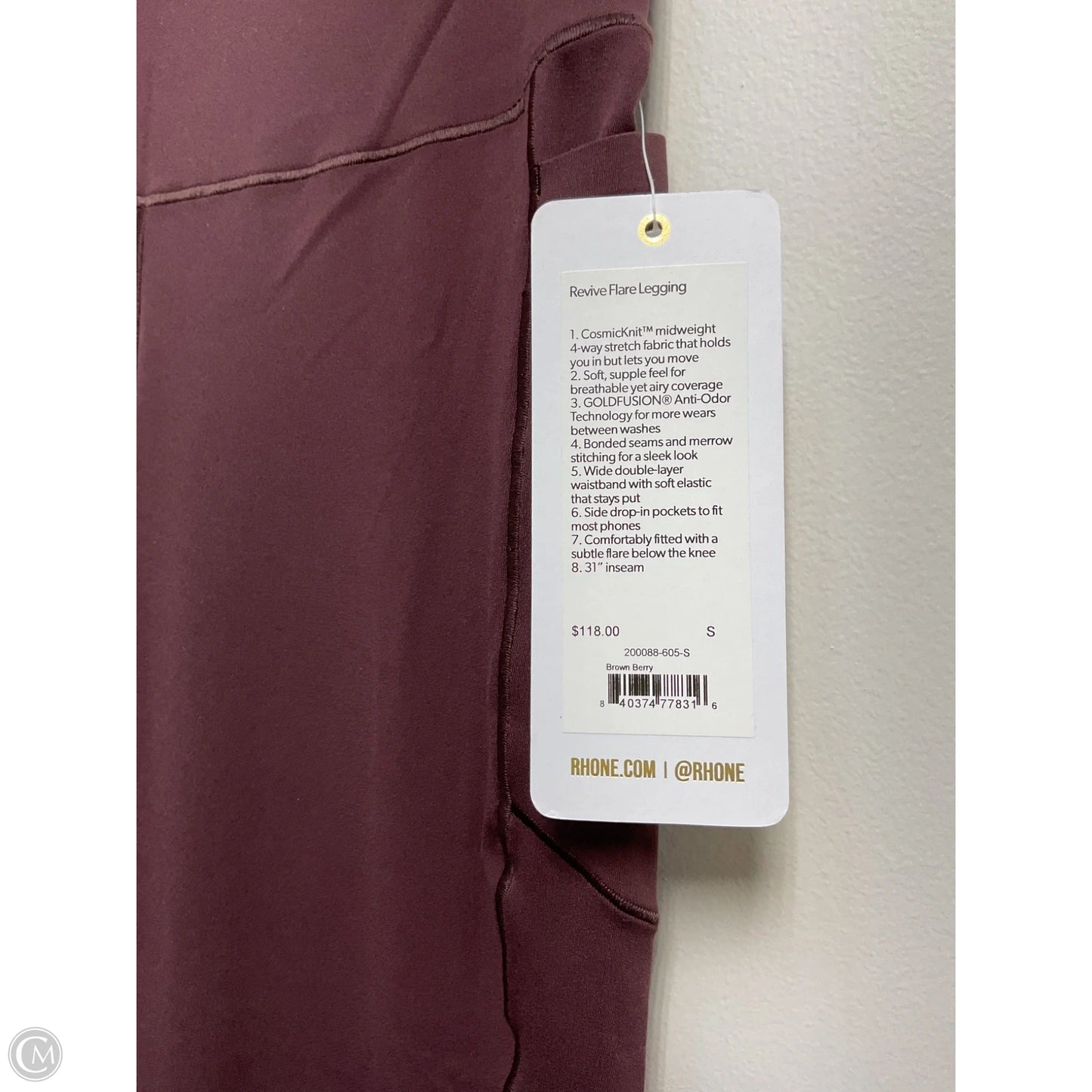 Athletic Pants By Cmb In Maroon, Size: S