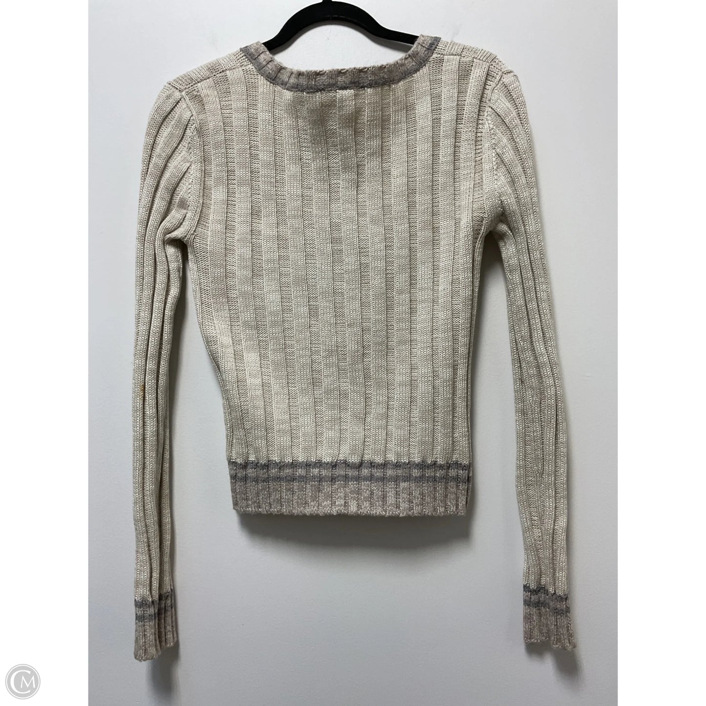 Sweater Cardigan By Free People In Beige, Size: Xs