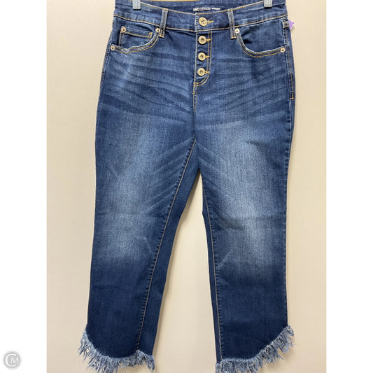 Jeans Straight By Inc In Blue Denim, Size: 8