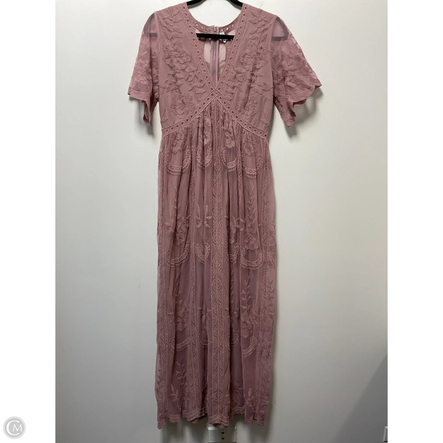 Dress Casual Maxi By Pink Blush In Mauve, Size: M