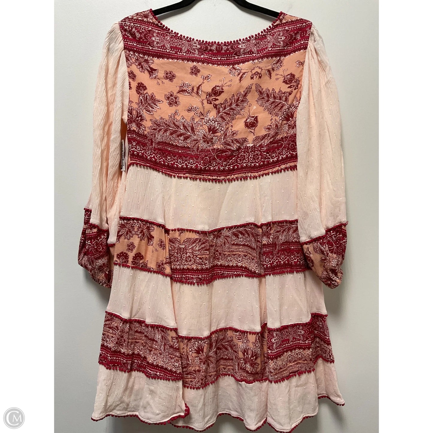 Dress Casual Short By Free People In Pink & Red, Size: M