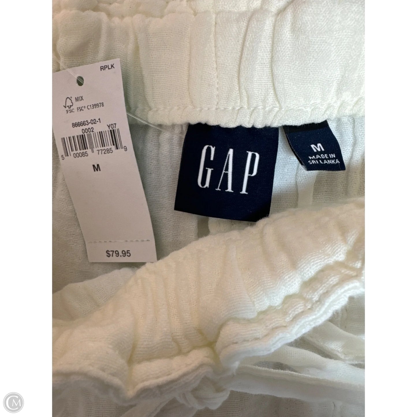 Pants Lounge By Gap In Ivory, Size: M