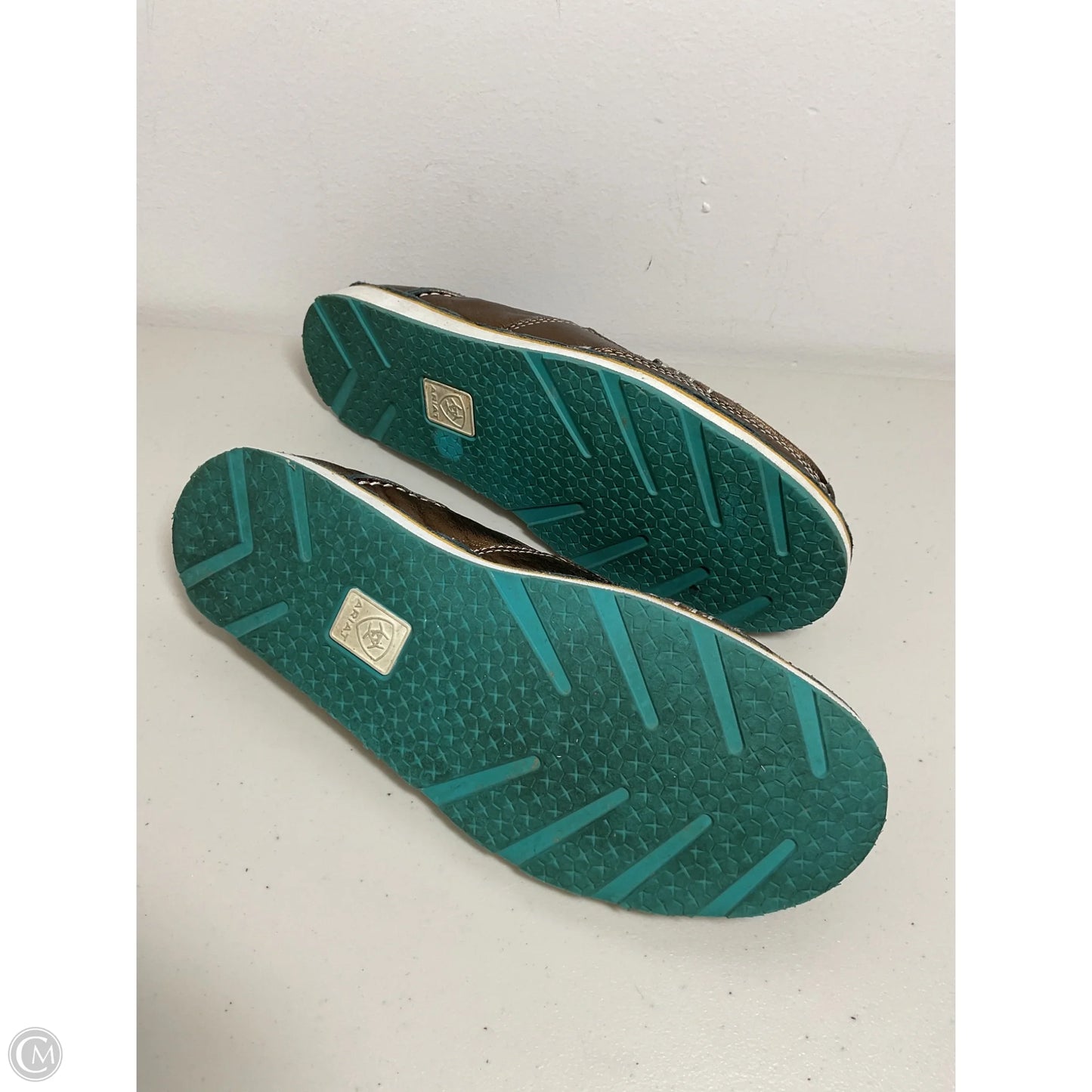 Shoes Flats By Ariat In Bronze, Size: 8.5