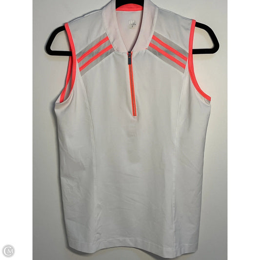 Athletic Tank Top By Tail In White, Size: S
