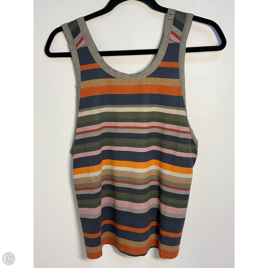 Top Sleeveless By Prana In Striped Pattern, Size: M