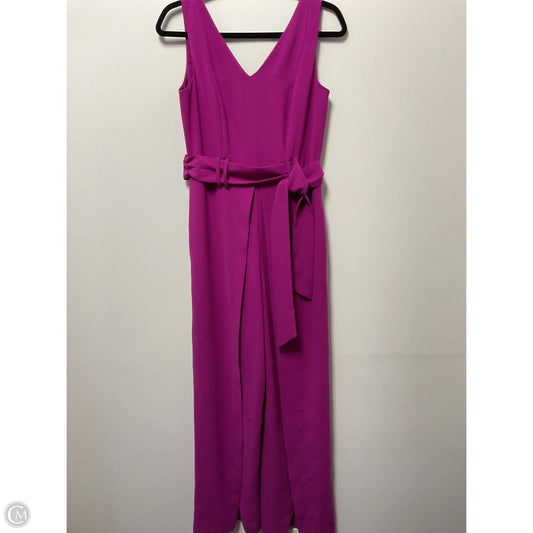 Jumpsuit By Tahari By Arthur Levine In Pink, Size: Xs
