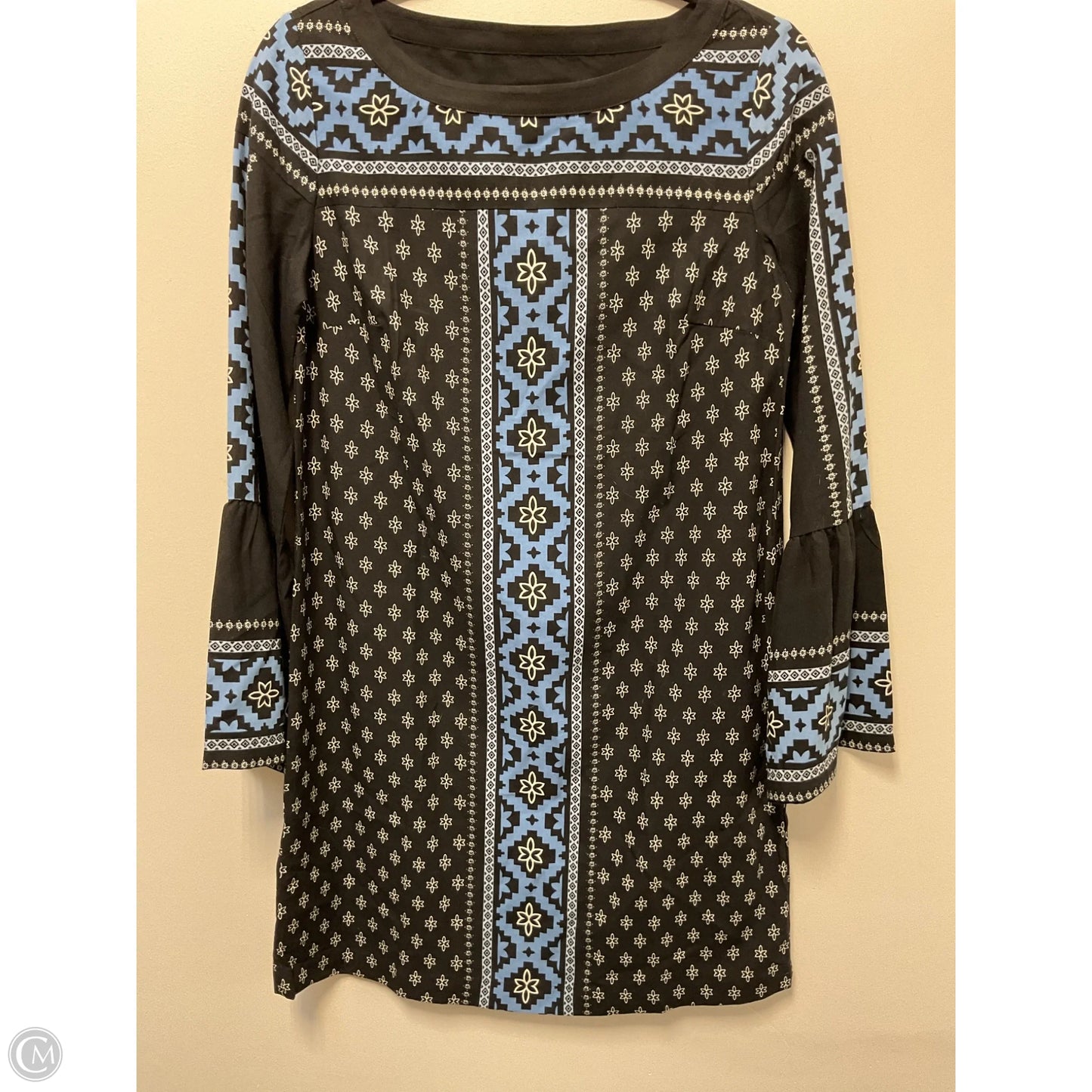 Dress Casual Midi By Loft In Black & White, Size: Xs