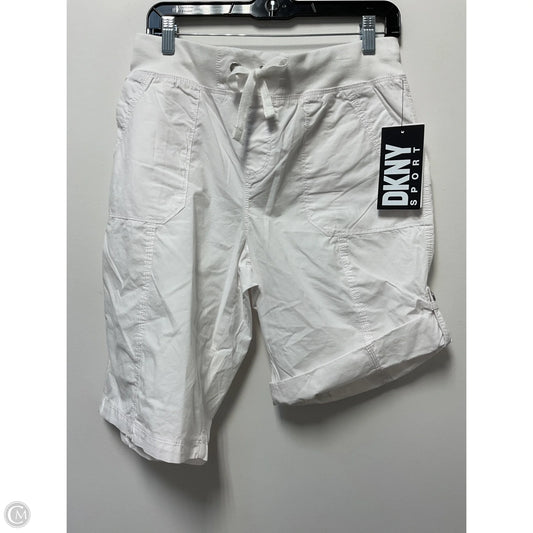 Athletic Shorts By Dkny In White, Size: M