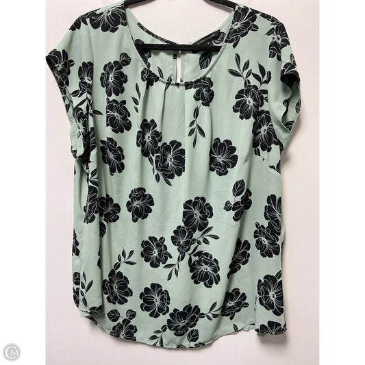 Blouse Short Sleeve By Hawthorn In Green, Size: 2x