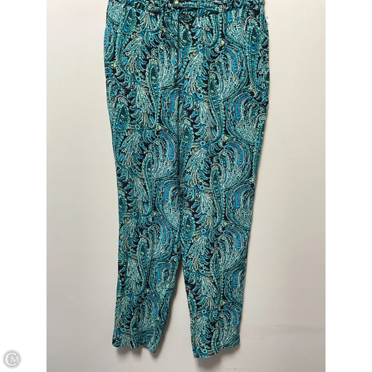 Pants Lounge By Talbots In Blue & Green, Size: Sp