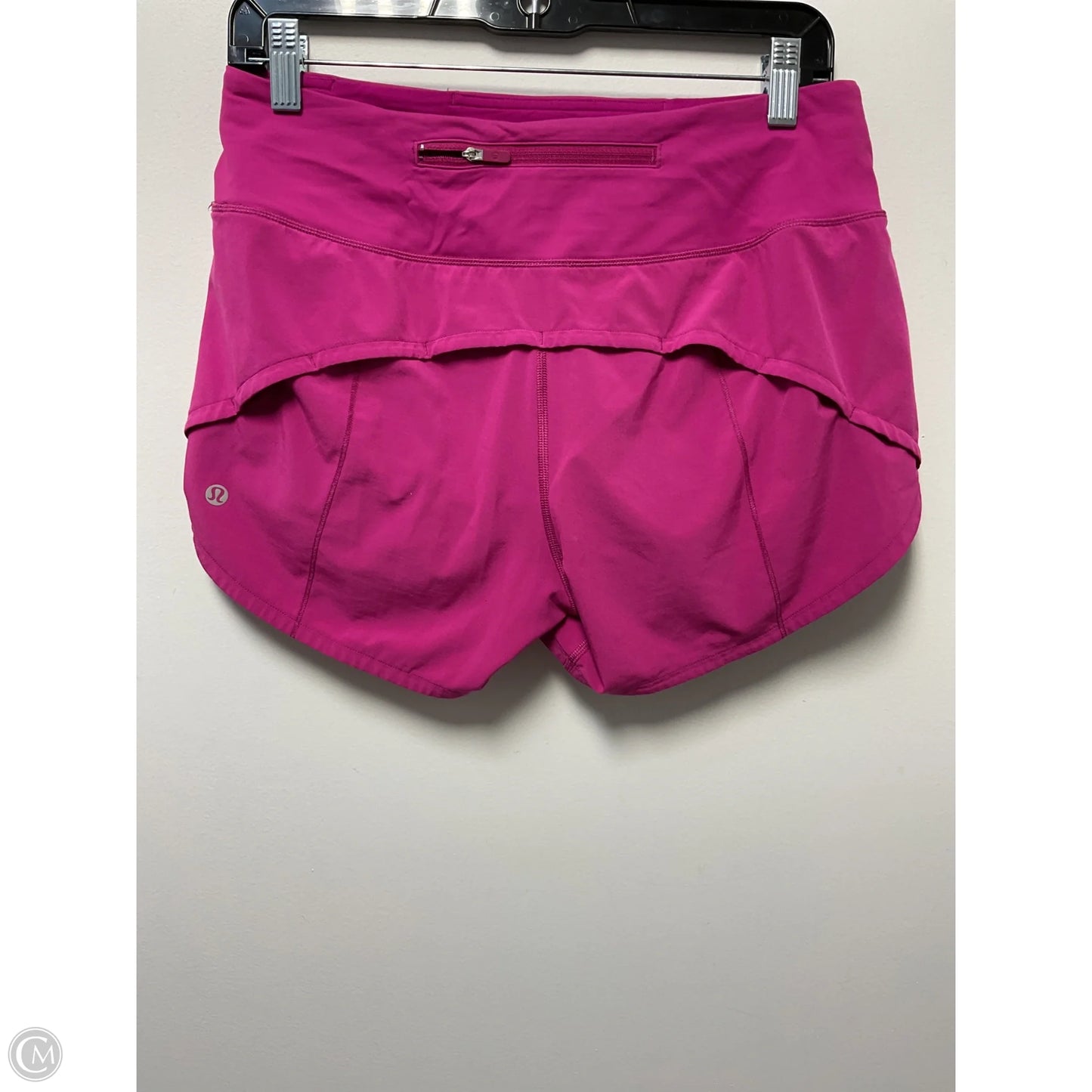 Athletic Shorts By Lululemon In Pink, Size: 6l