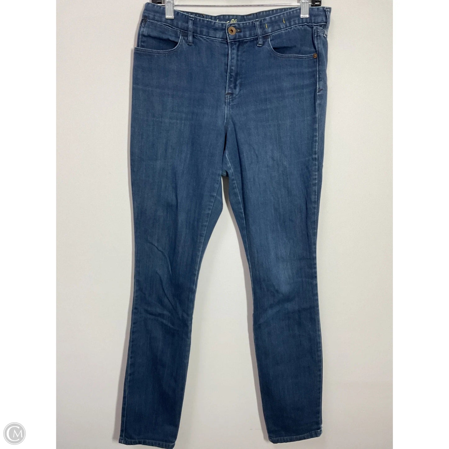 Jeans Straight By Madewell In Blue Denim, Size: 6