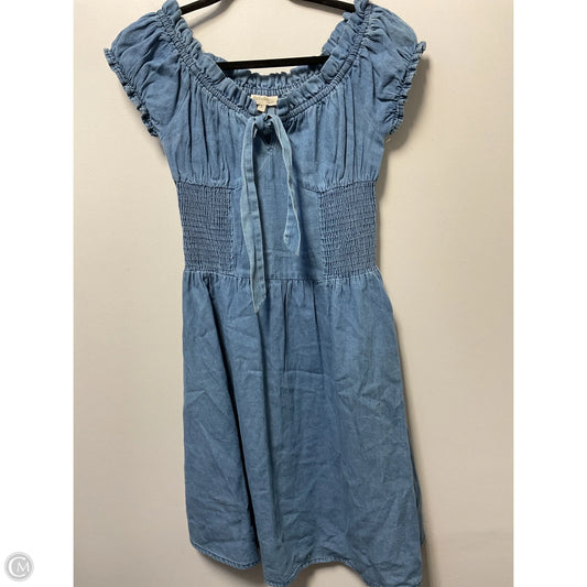 Dress Casual Short By Clothes Mentor In Blue Denim, Size: S
