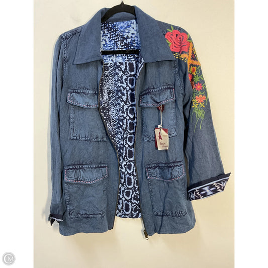 Jacket Denim By Cmc In Blue Denim, Size: S