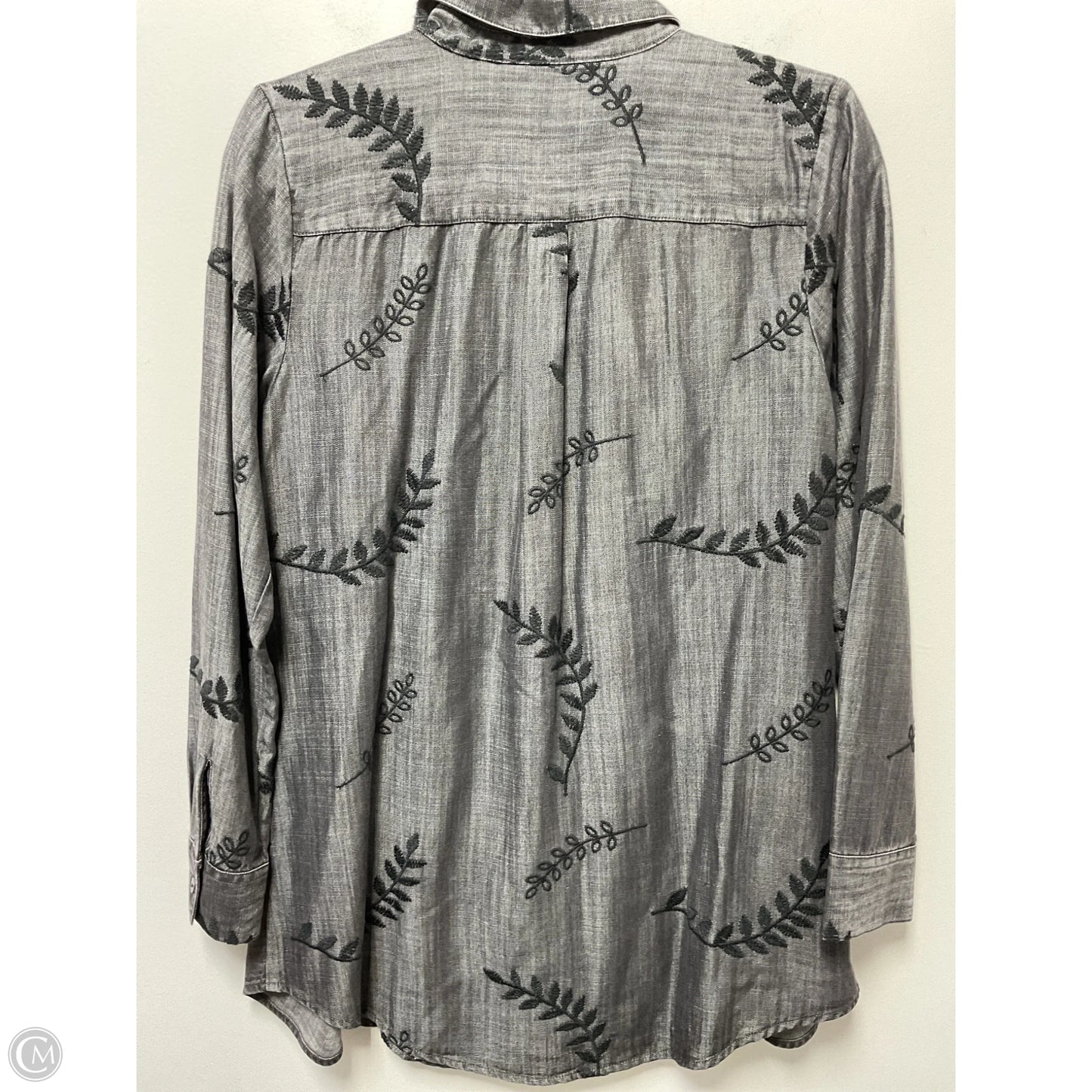 Tunic Long Sleeve By Soft Surroundings In Grey, Size: S