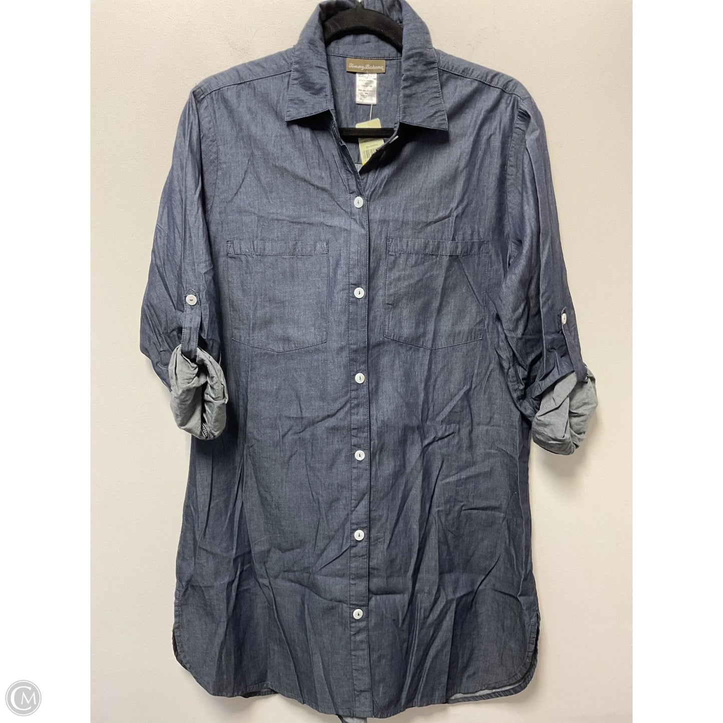 Dress Casual Short By Tommy Bahama In Blue Denim, Size: M