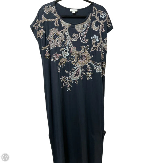 Tunic Short Sleeve By J. Jill In Navy, Size: L