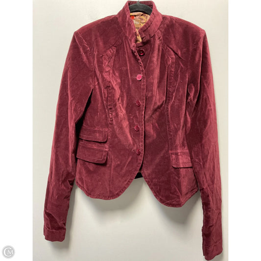 Blazer By Lucky Brand In Maroon, Size: Xl
