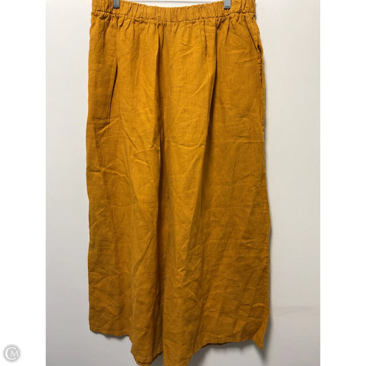 Pants Linen By Bryn Walker In Yellow, Size: 1x