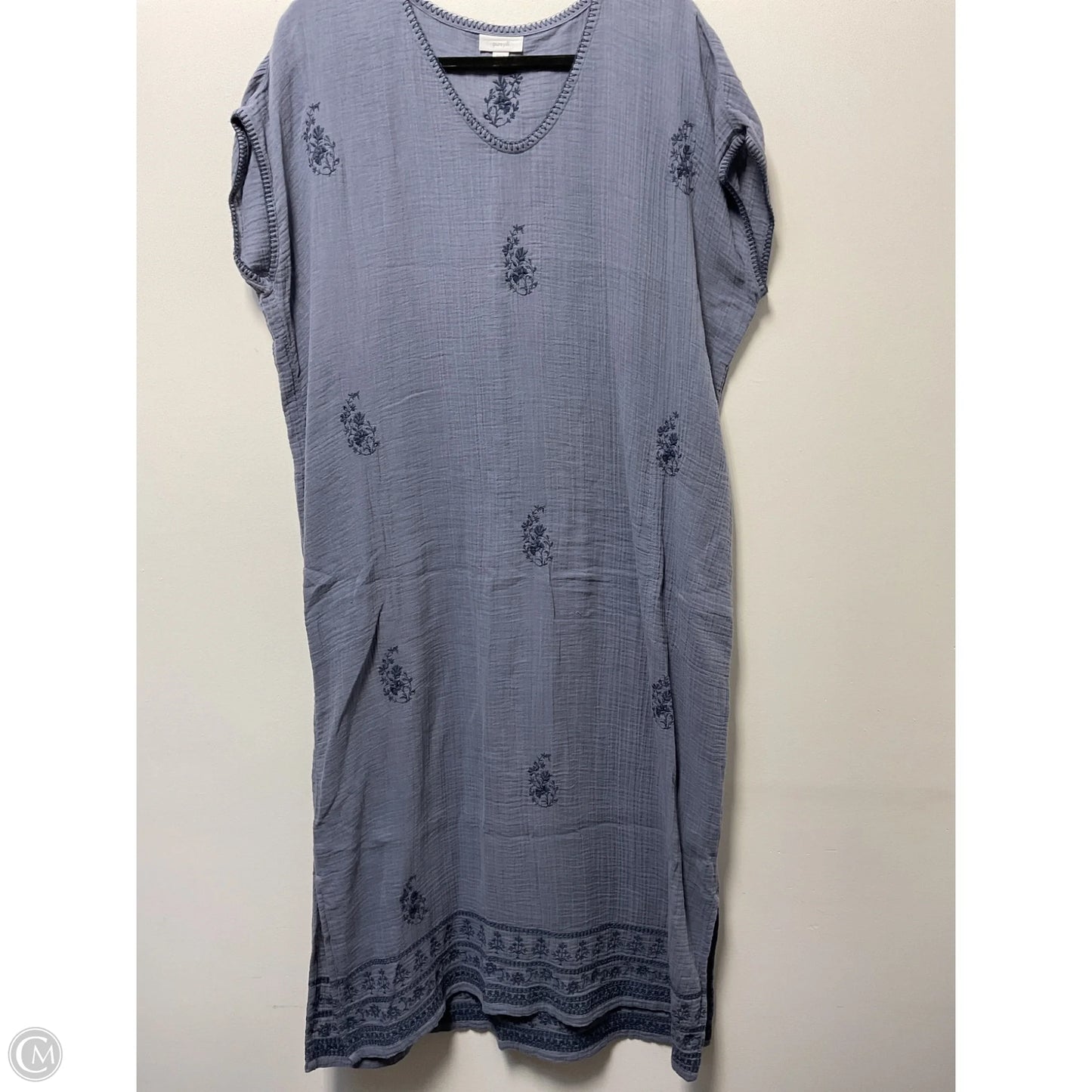 Dress Casual Midi By Pure Jill In Blue, Size: M