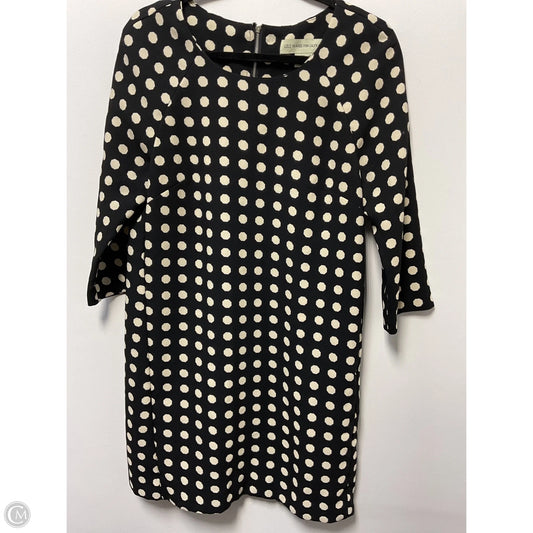 Dress Casual Midi By Cmc In Black & Cream, Size: S