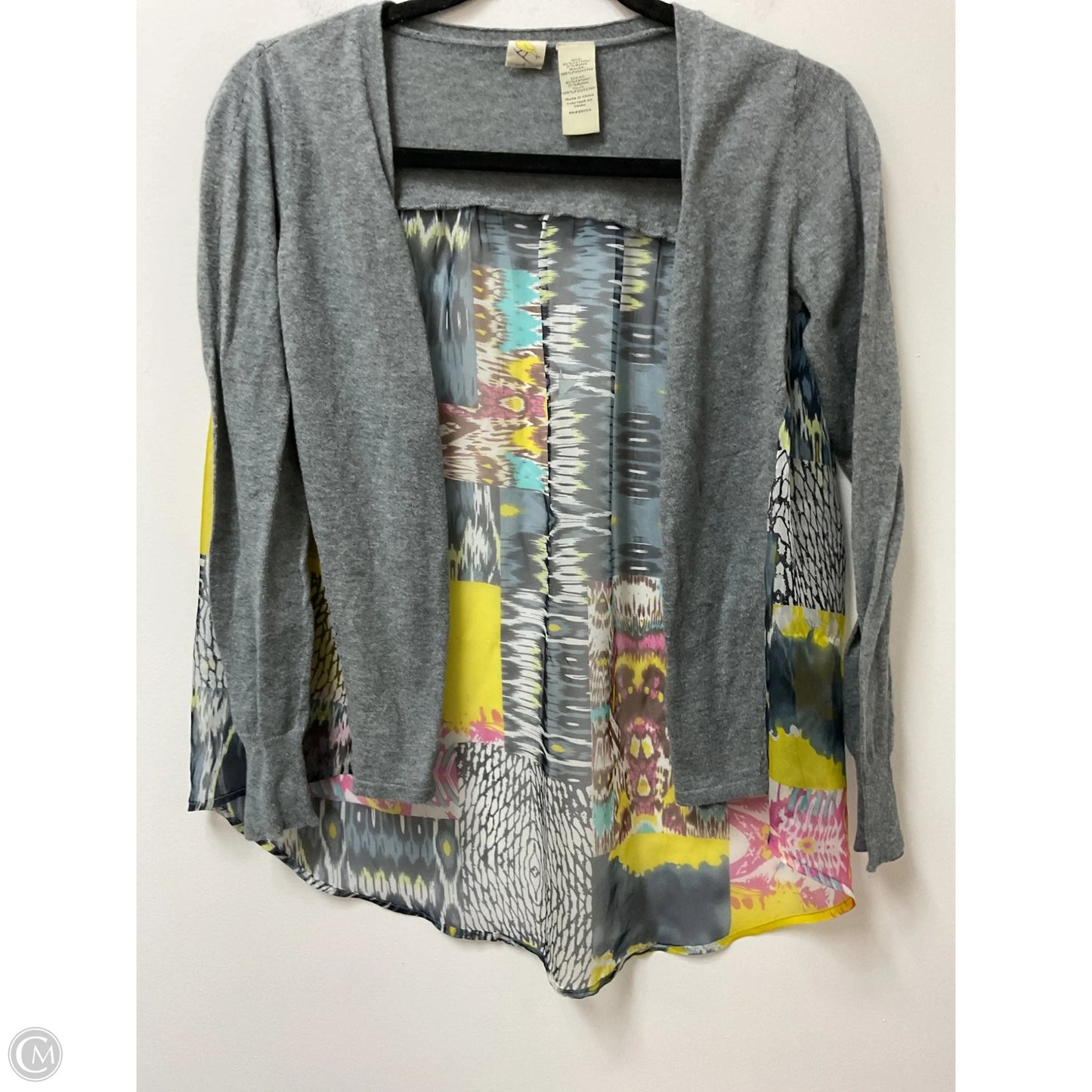 Cardigan By Anthropologie In Grey, Size: Xs