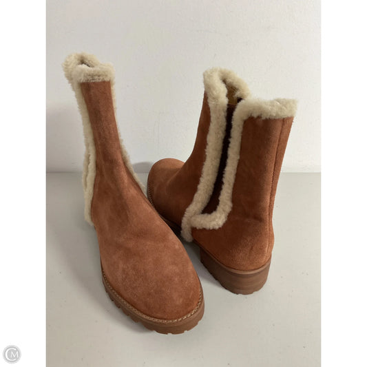 Boots Ankle Flats By Talbots In Tan, Size: 8.5