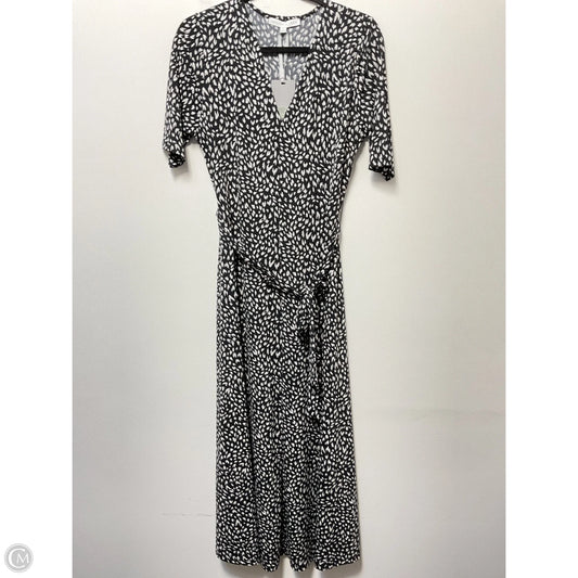 Dress Casual Midi By Preston And New York In Black & White, Size: M