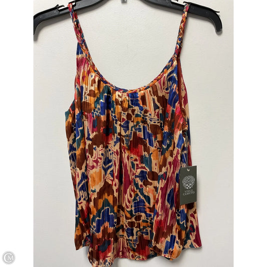 Blouse Sleeveless By Vince Camuto In Multi-colored, Size: S