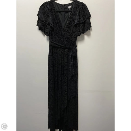 Dress Casual Midi By Dkny In Black, Size: S