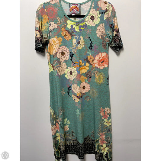 Dress Casual Short By Johnny Was In Teal, Size: S