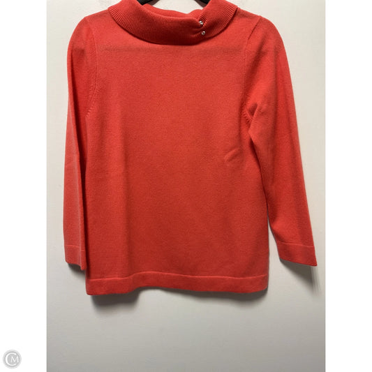 Sweater Cashmere By J. Crew In Orange, Size: M